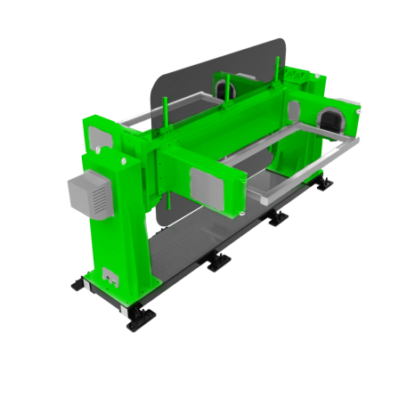 Three-axis U-shaped positioners