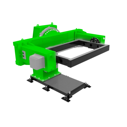 Two-axis L-type positioners