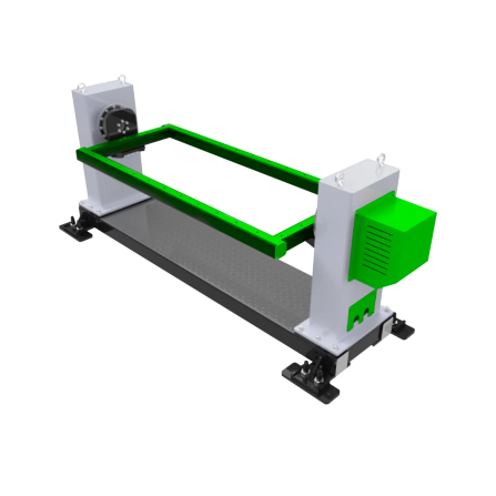Single-axis U-shaped positioners