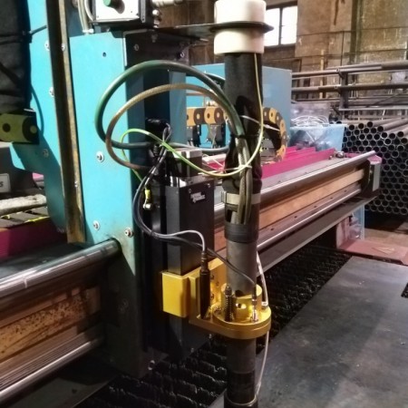 CNC PLAZMAS DARBA GALDA DEGĻA AUGSTUMA KONTROLES MODERNIZĀCIJA