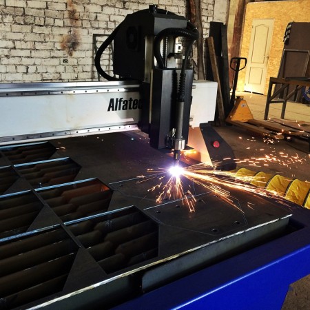 ALFATEC CNC Plazmas galda instalācija - Riga, Betonmax SIA 2016