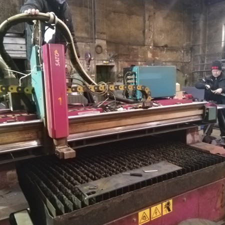 CNC PLAZMAS DARBA GALDA DEGĻA AUGSTUMA KONTROLES MODERNIZĀCIJA