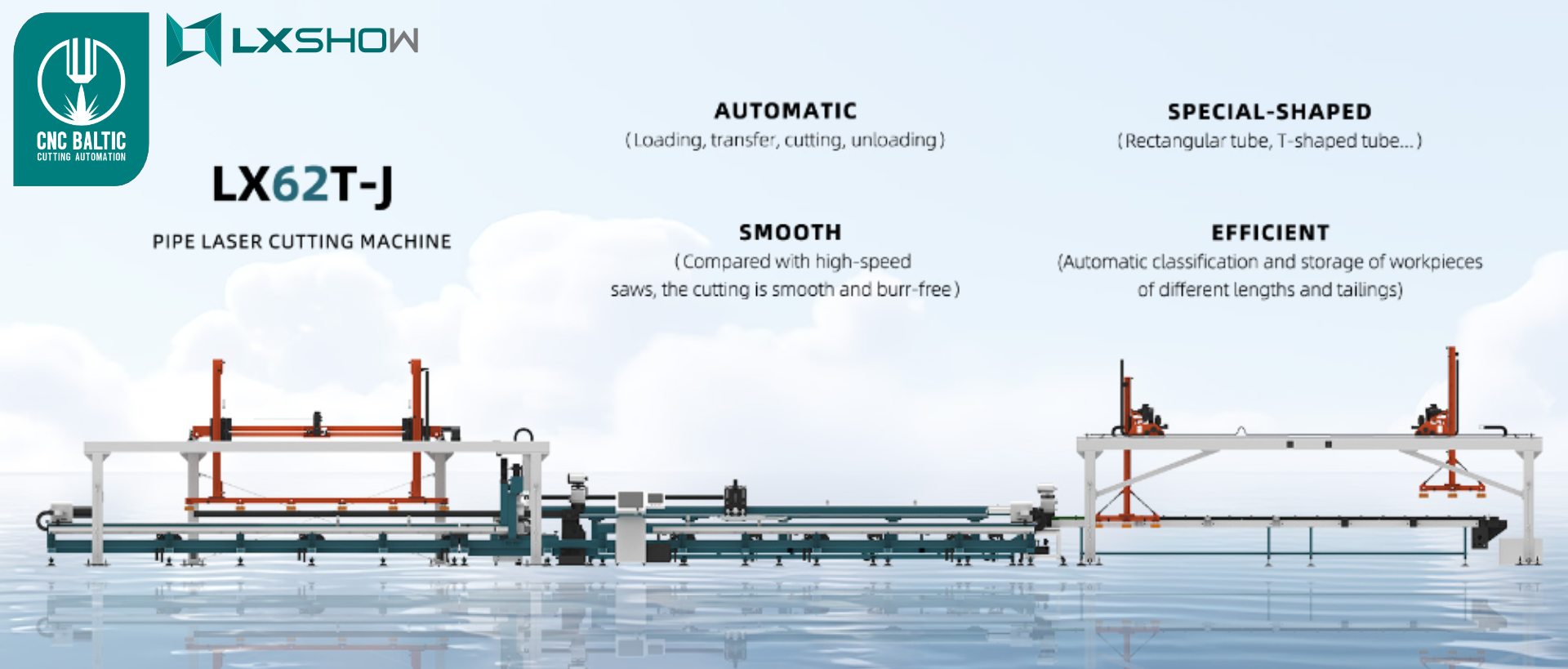 Full automatic tube cutting machine